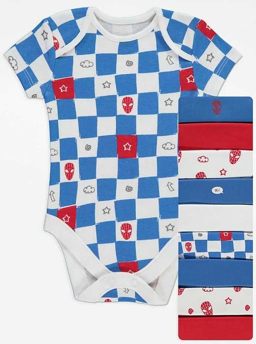 Набор боди для новорожденных от Marvel (США), 9 шт, 100% хлопок