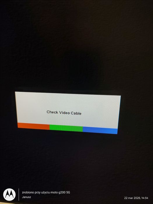 Monitor 19cali regulowana matryca