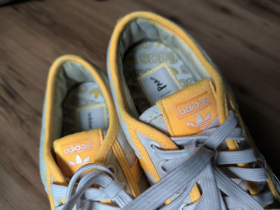 Adidas Nizza Platform Parley EU 42 żółte trampki