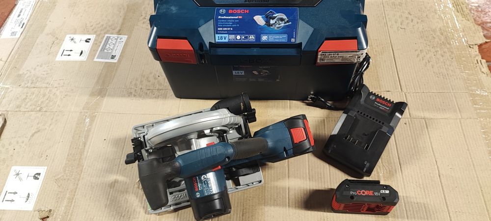 Serra circular Bosch gks 18v-57g ( 2* baterias 4ah)