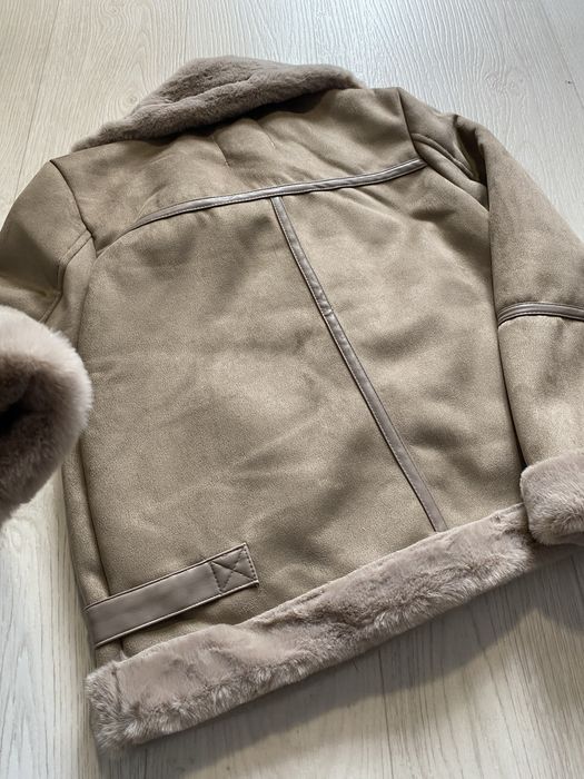 Куртка з теплим коміром xs
