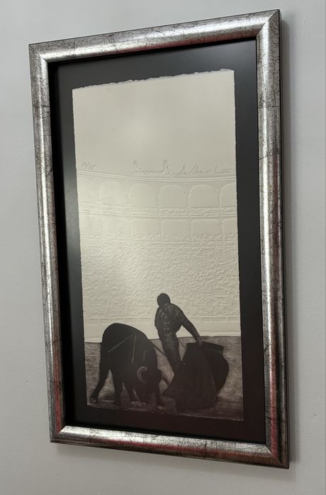 Gravura 18/75, A Tourada, de Alberto Martinez