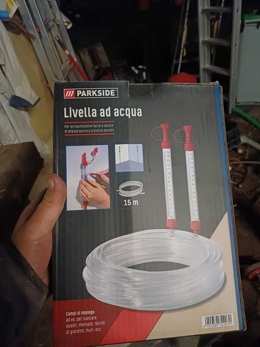 Tubo nivelamento, medidor de cortono   parkside