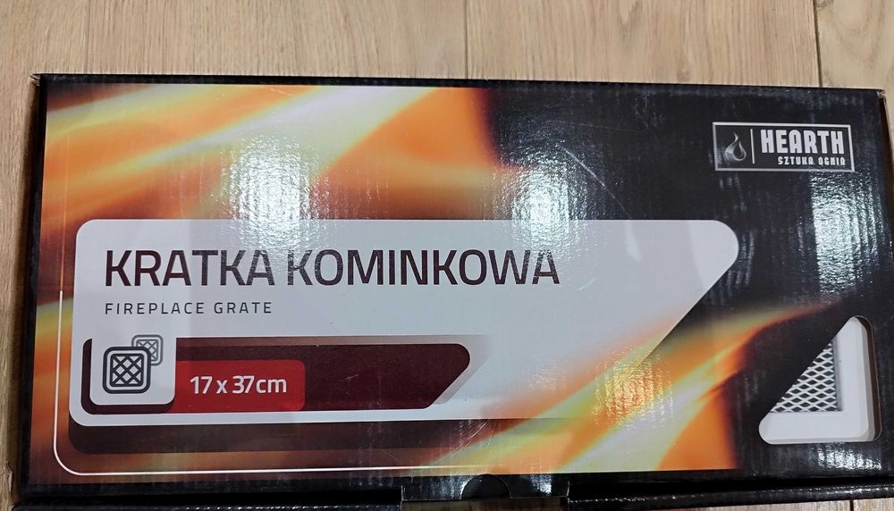 Kratka kominkowa w folii dostępne 4 sztuki HEARTH