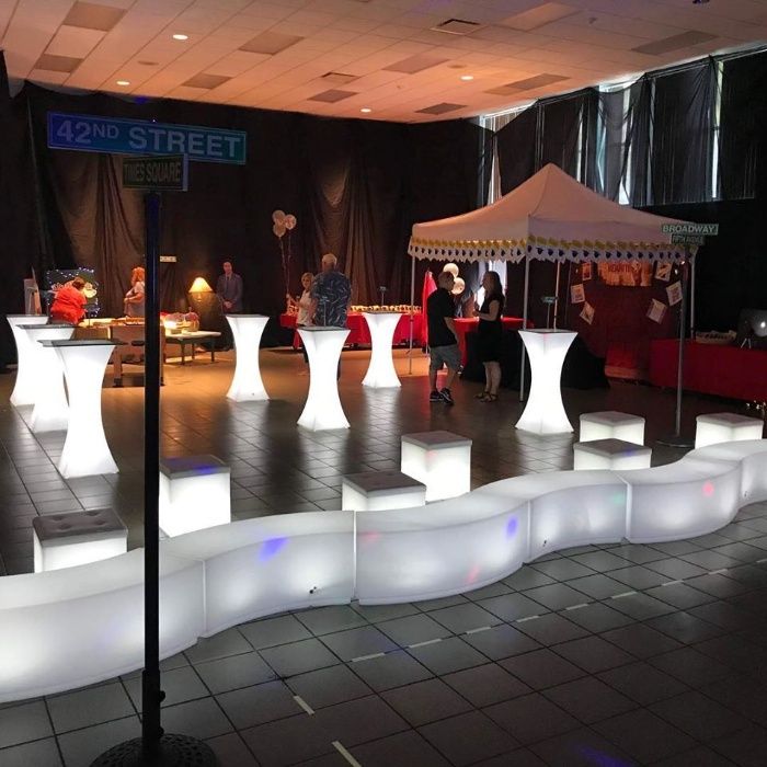 Mobiliario led decoração