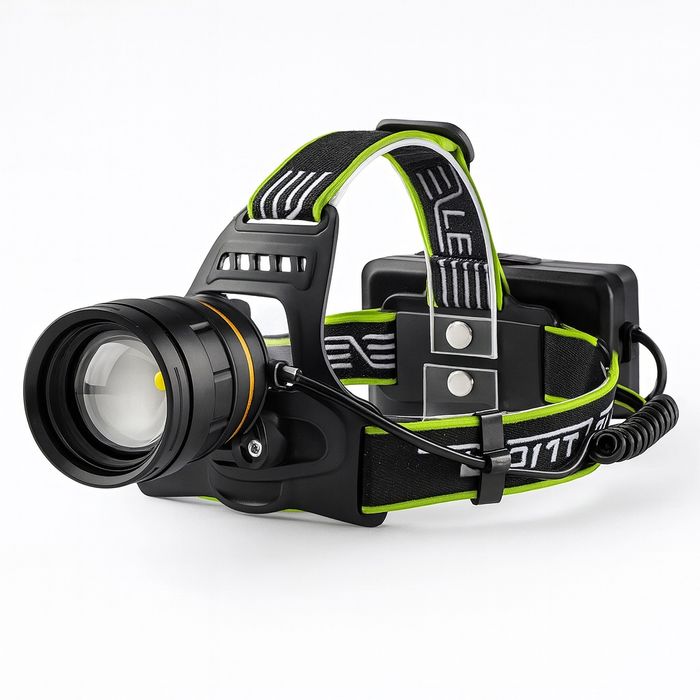 Акумуляторний налобний ліхтар колекція  BL-A12-P90 .Дуже потужний!