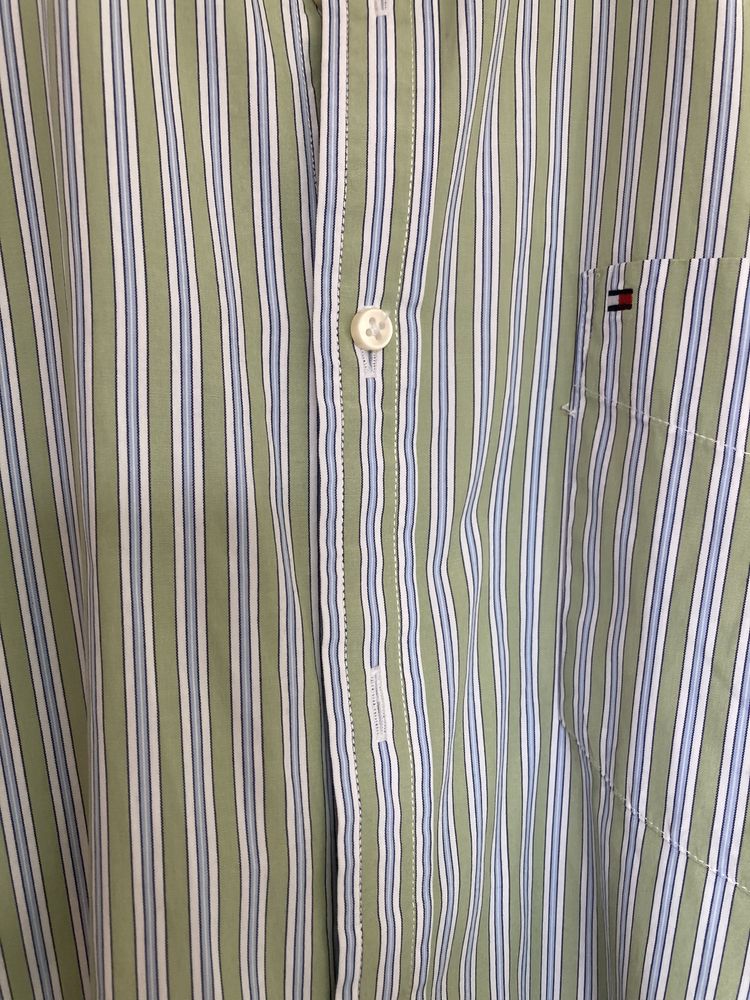 Tommy hilfiger Camisa Manga Comprida Core Stripe Cinzento