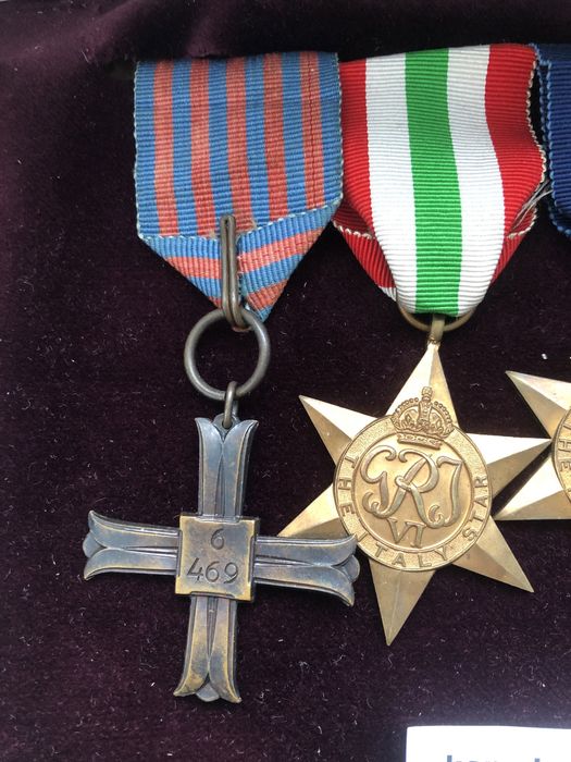 Krzyż Monte Cassino po weteranie 3 PAL, 2 korpusu