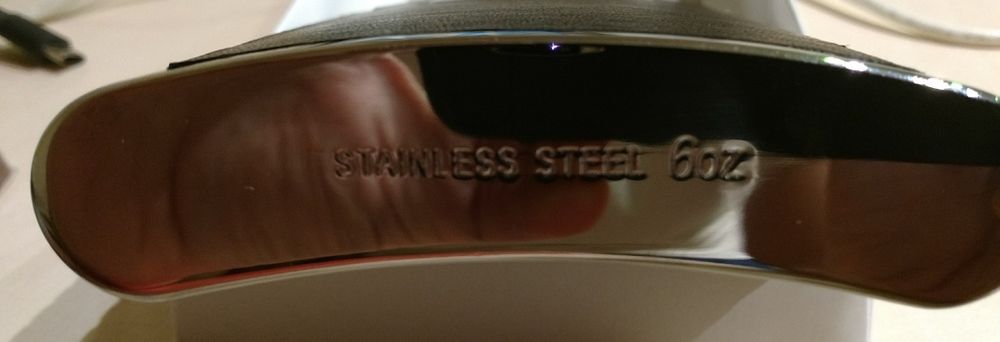 Фляга нержавейка 177 мл или 6 унций