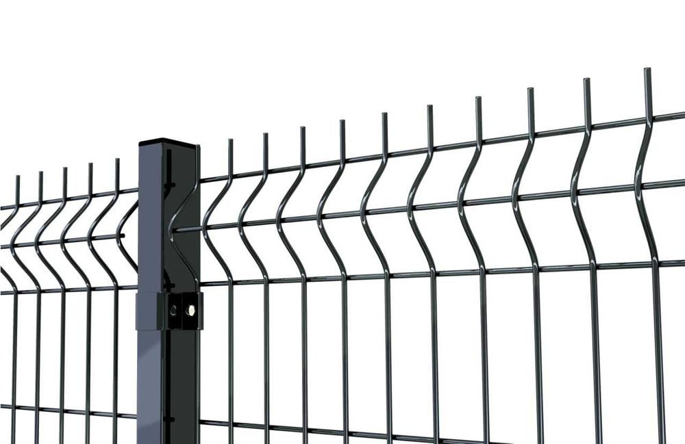 Panel ogrodzeniowy lakierowany ANTRACYT 4mm 120cm ogrodzenie panelowe