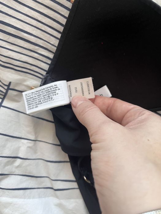 Czarny strój kąpielowy dwuczęściowy komplet Calvin Klein logo góra dół