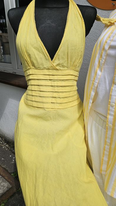 Sukienka letnia lniana roz S/m