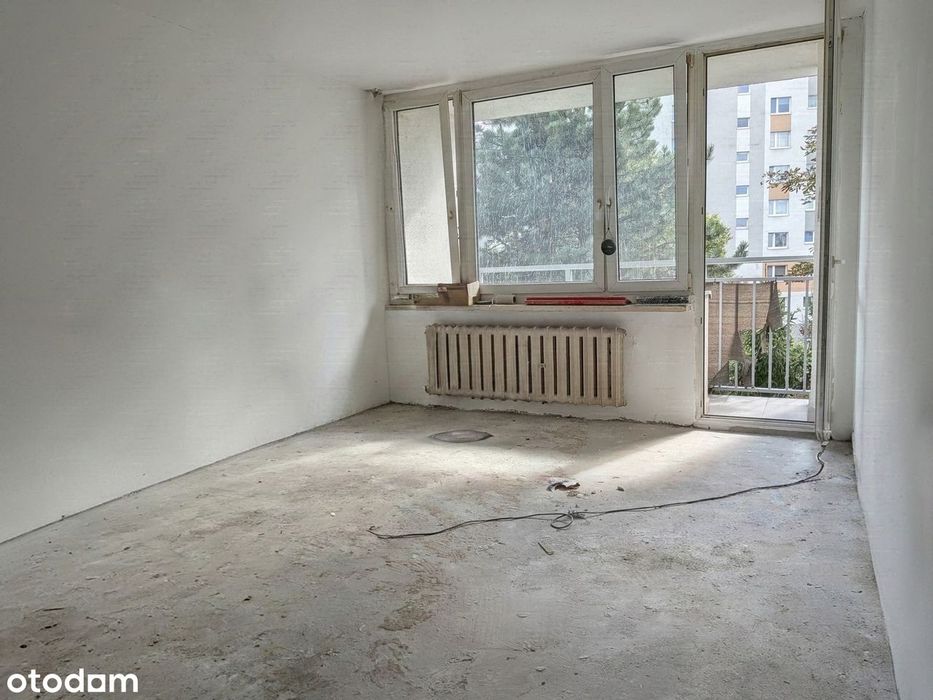 M4 do własnej aranżacji. Trzy pokoje nowe tynki/gładzie.