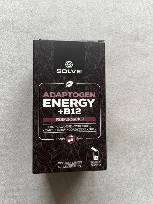 Adaptogen Energy + B12 (Solve Labs) - 12 saszetek