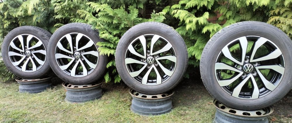 Felgi Oryginał VW Golf Caddy Touran Eos 7x16 ET48 5x112 lato 205/55R16