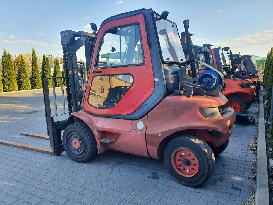 Wózek widłowy używany Linde H40T kabina przesuw
