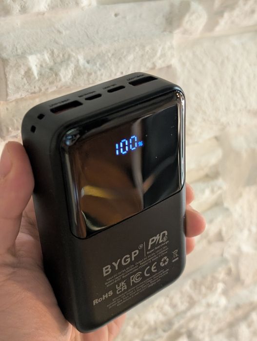 Павербанк BYGP 20000 mAh, 22.5W, LED | Хіт продаж. Нові!