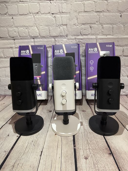 Fifine AM8 Мікрофон студійний динамічний, геймінг