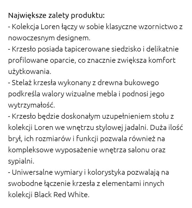 4 krzesła drewniane brw wenge