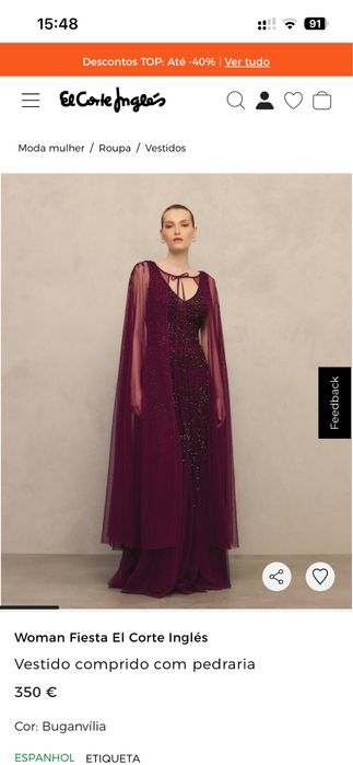 Vestido de cerimonia