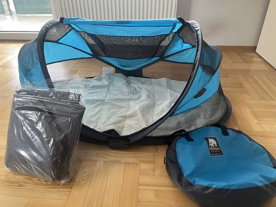 Łóżeczko turystyczne, namiot Deryan