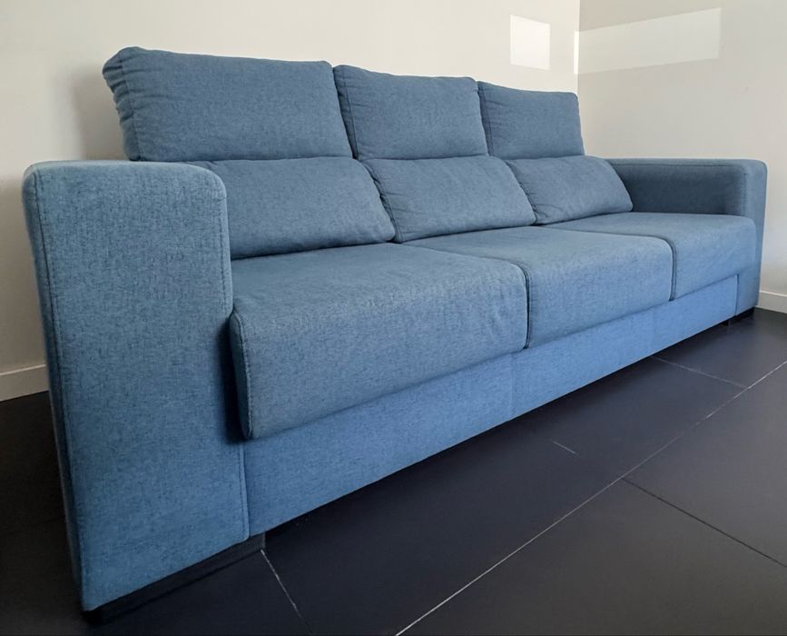 Sofá de 3 lugares Chaise Longue