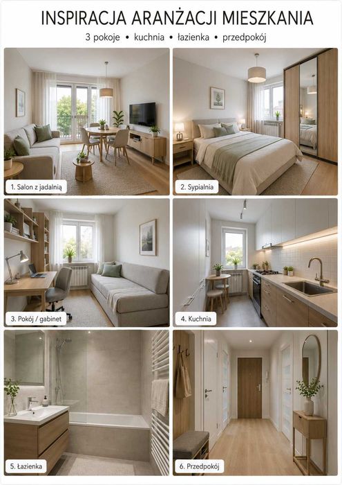 3-pokojowe mieszkanie z balkonem w centrum Leszna | 47,5 m² - Widok 2