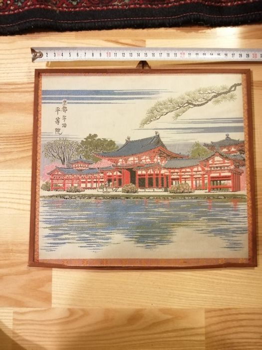 Obrazek haft Japonia #1 handmade żakardowy