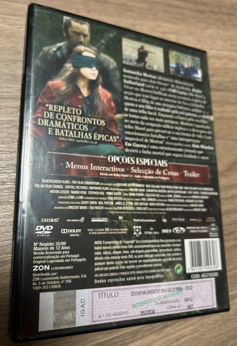 DVD dois mundos em guerra