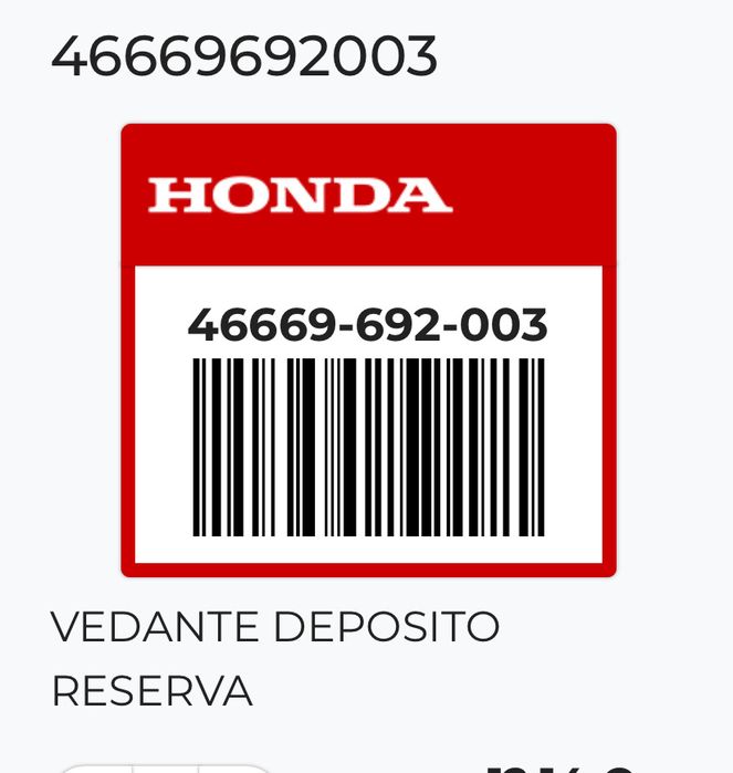 Vedante travões Honda (vários modelos)