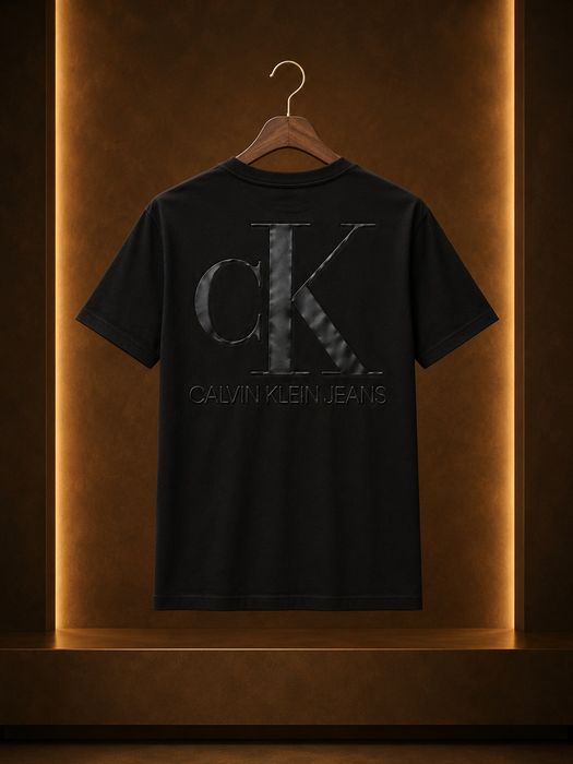 T-shirt koszulka męska z nadrukiem CKJ r. 38 M