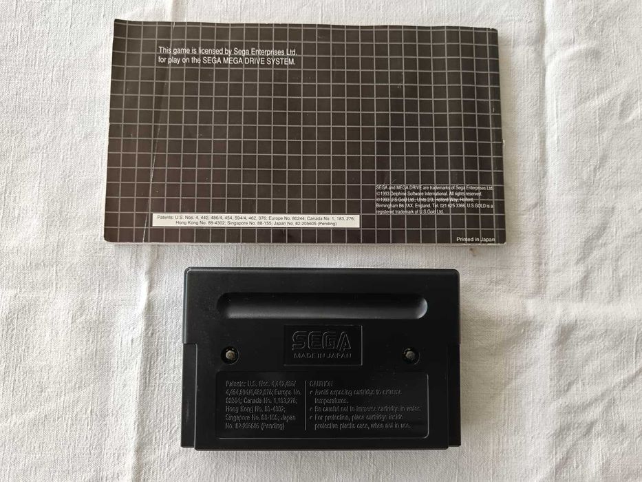 Flashback (Mega Drive, 1992, PAL) – Caixa e Manual | Idiomas EN/FR