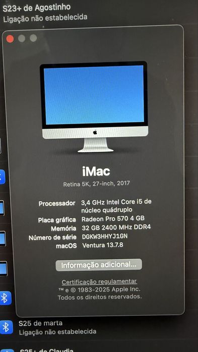 iMac 27 2017 estimado