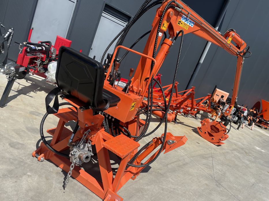 Grua florestal para trator