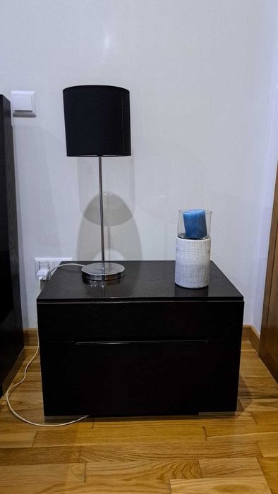 Mobília quarto linha moderna Wengé (bom estado)