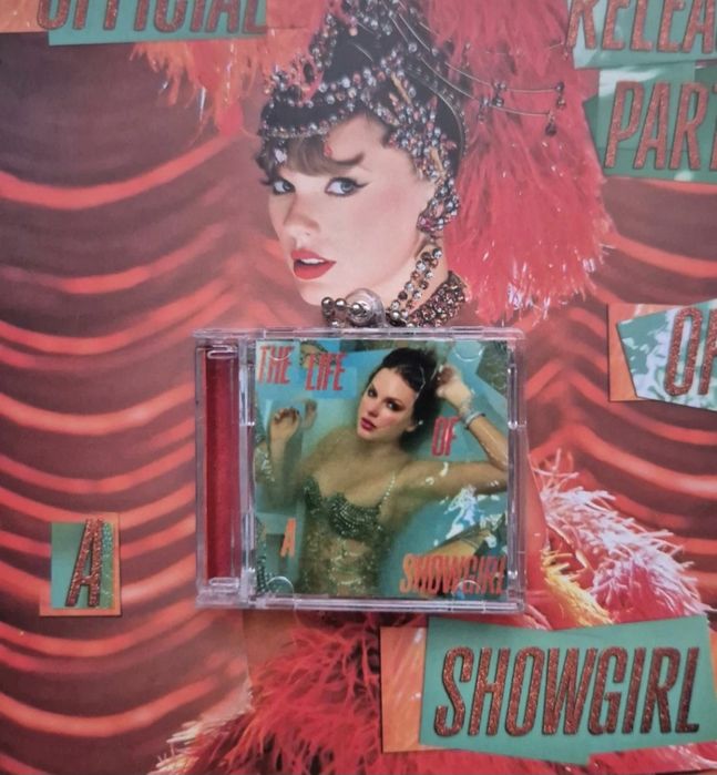 The life of a showgirl Spotify NFC Taylor Swift Mini CD breloczek