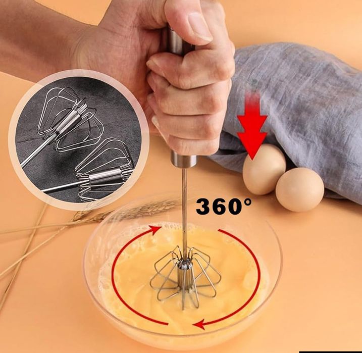 Batedeira manual inox