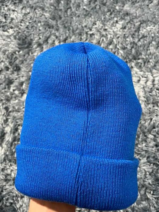 Kangol Niebieska Gruba Czapka