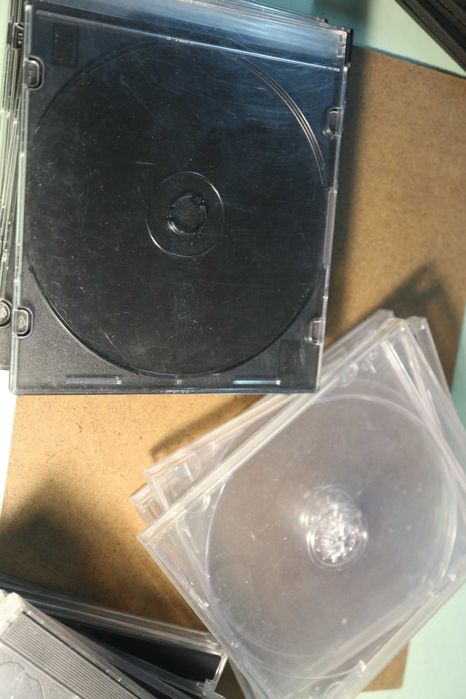 Caixas de Cd's para 1 cd/dvd ou 2 cd's/dvd's