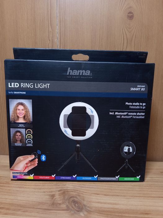 Hama Lampa z mini statywem Spotlight Smart 80