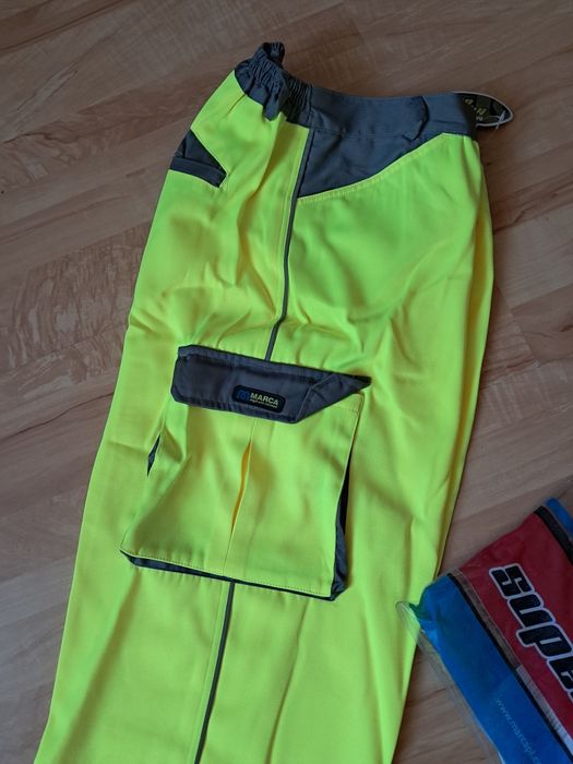 Spodnie ochronne robocze ostrzegawcze Marca Nowe