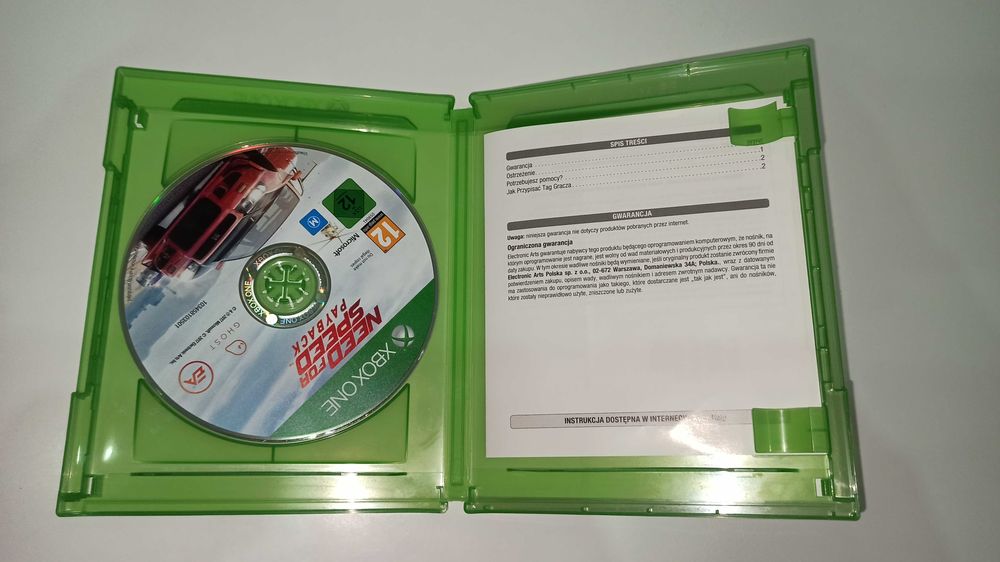 xbox one NEED FOR SPEED PAYBACK PL mówią po polsku dubbing
