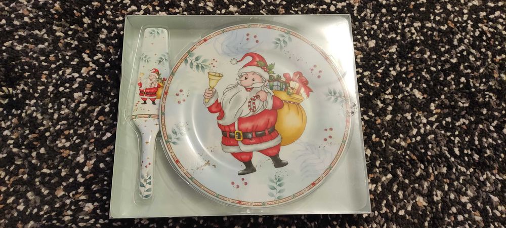 Prato para bolos de Natal