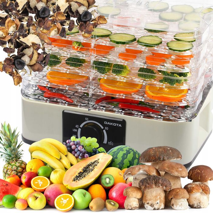 suszarka do grzybów OWOCÓW WARZYW ZIÓŁ REGULACJA kwadratowy model nowy