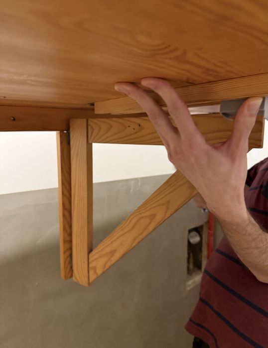 Stół ścienny, składany