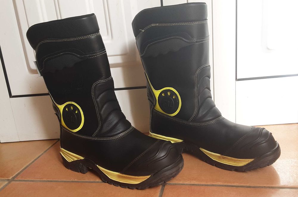 Bombeiros Casaco de Cabedal Frances Tam XL - 50€