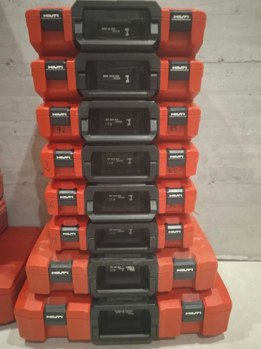 Caixas para máquinas Hilti 2/3 Máquinas