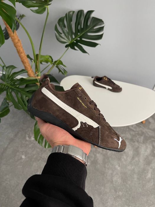 Кеди Puma Speedcat Suede Balenciaga Brown