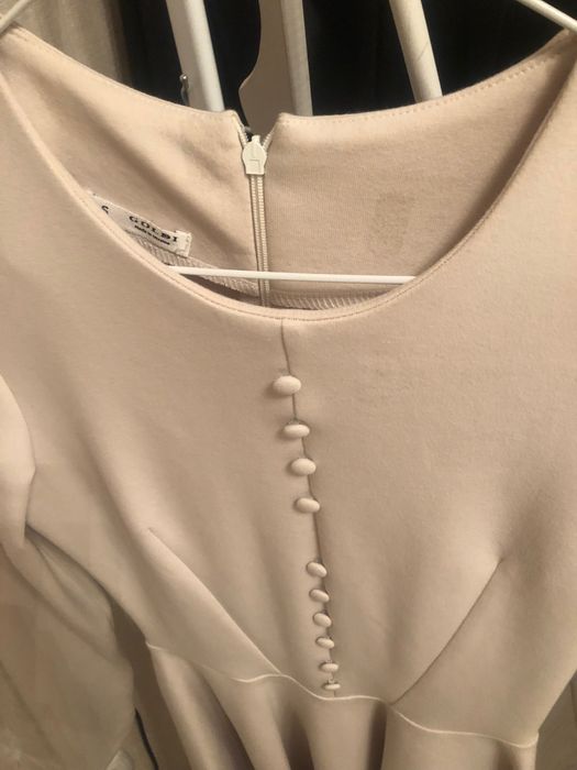 Сукня тепла Goldi S молочна