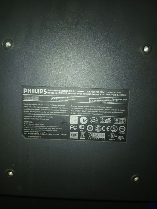 Monitor philips  60hz